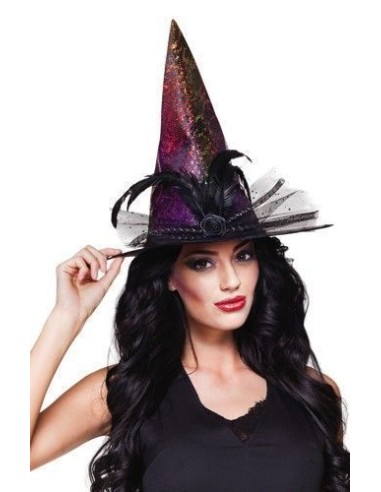Chapéu de bruxa - de alta qualidade, ideal para carnaval, festas temáticas e eventos especiais.
